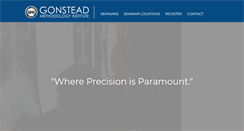 Desktop Screenshot of gonsteadmethodology.com